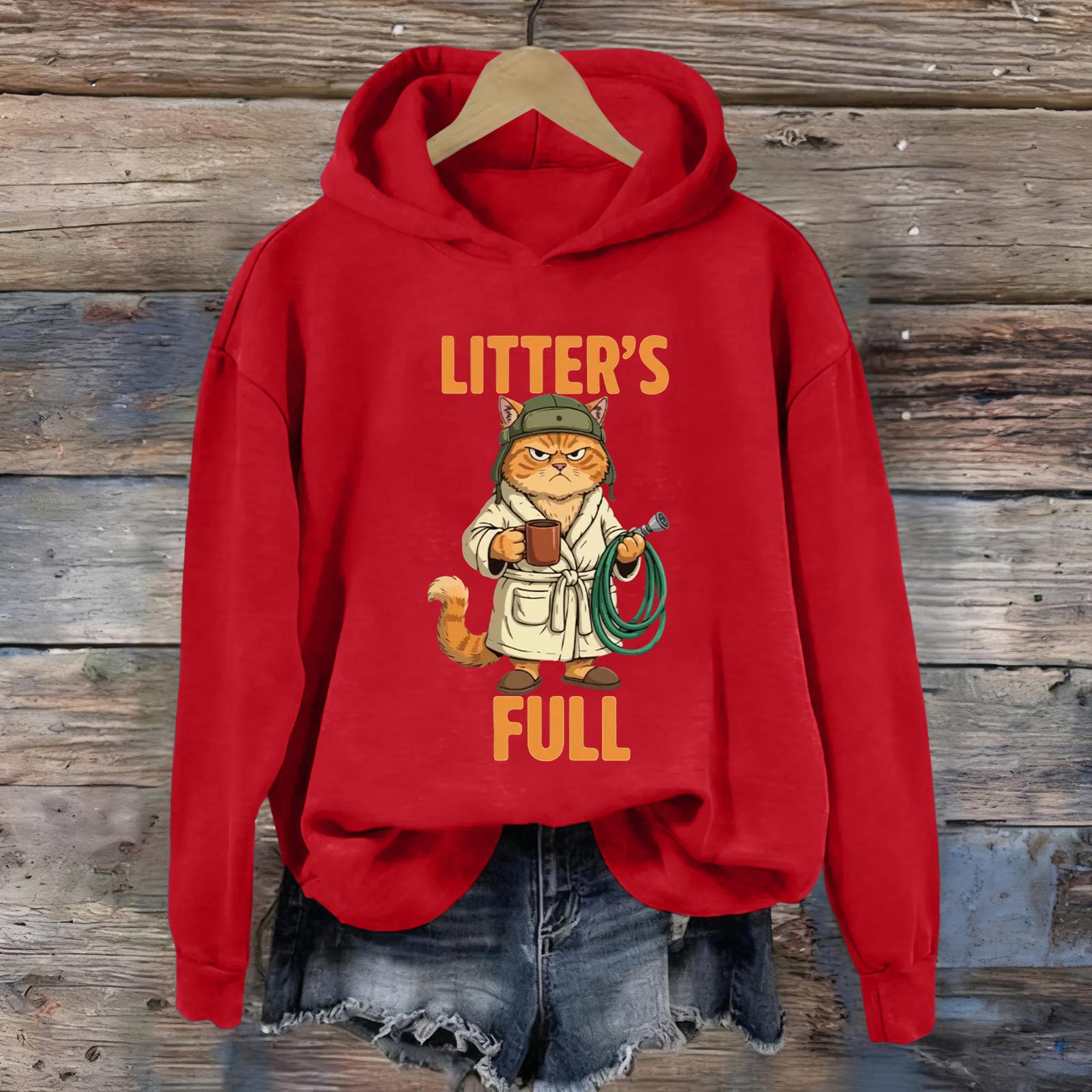 

Жіночі Модні Повсякденні Універсальні Толстовки з Довгим Рукавом та Капюшоном XL червоний