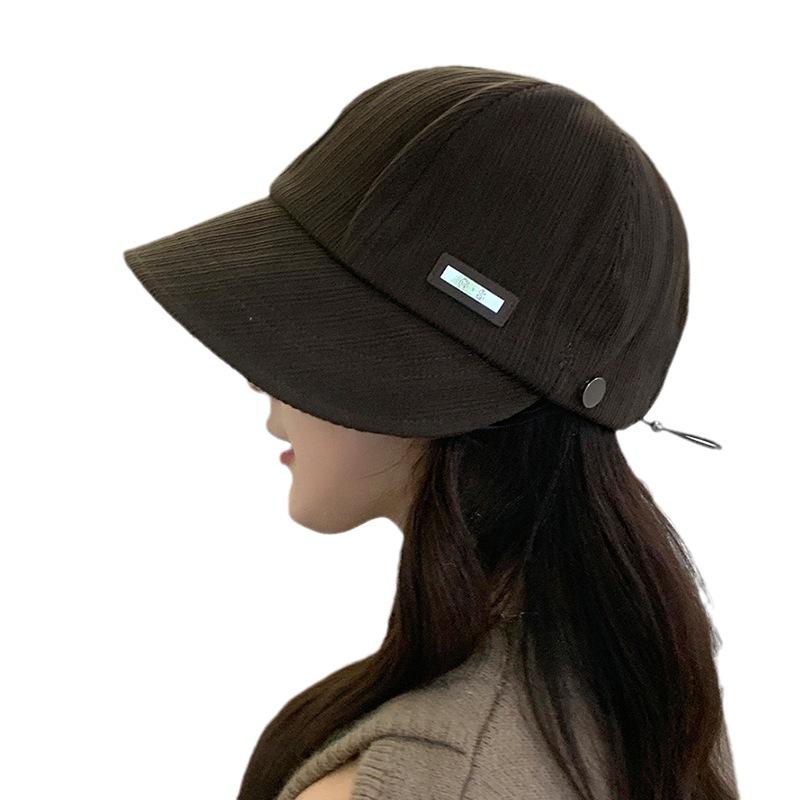 High-quality Genuine Zhao Ruth Hat Female Face Small Autumn and Winter New Plain Cap Fashion Trend