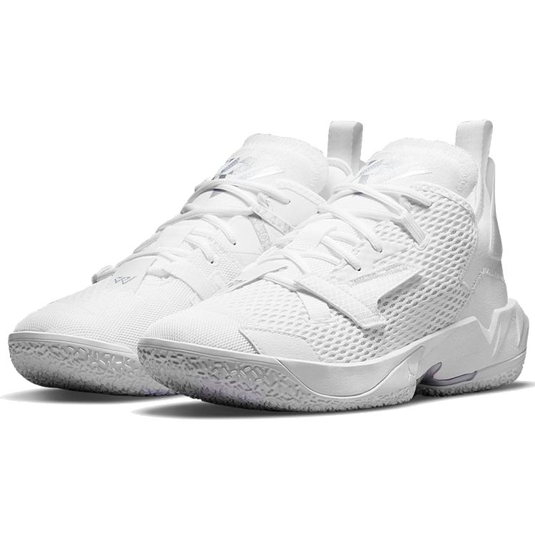 Zapatillas para hombre Air Jordan Why Not Zer0.4 PF Blanco Plata Metálico CQ4231-101