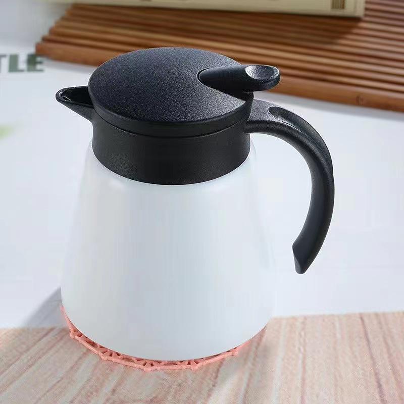 European-Style Portable Tea and Coffee Pot: Compact Thermos for Home, Office, Business, or Travel - Ideal for Effortless Brewing.