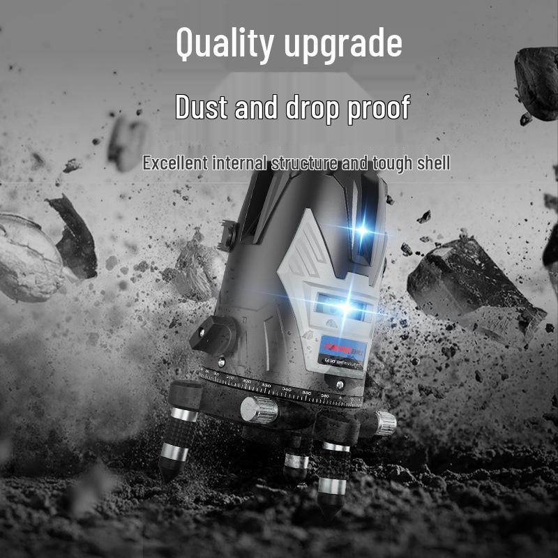High Precision Automatic Infrared Laser Level with Strong Light for Indoor/Outdoor Use
