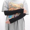 New Ice Silk Sleeve Sunscreen Cuff Arm Sleeves Uv Sun Protect Anti-Slip Summer Men Women Black White Gloves Outdoor Riding Glove