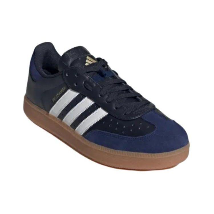 Adidas Velosamba Leather Legend Ink Gum Unisex Sneakers Blue Cloud-White Dark-Blue IG5541