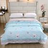 Quilt Comfortable Summer Sleep Brushed Printed Summer  Cool Blanket Skin-friendly Air-conditioning Comforter Bedspread Bed Cover