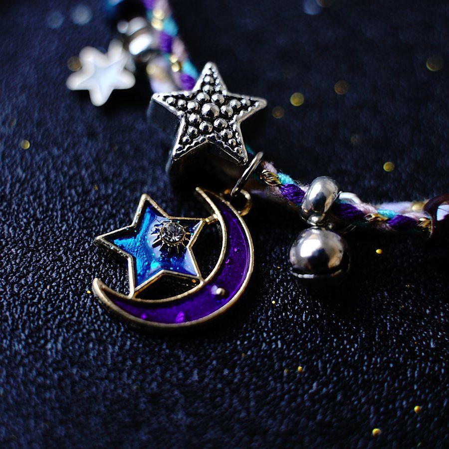 RUI RUI YU Star Moon Braided Bracelet Female Student Girlfriend Cute Children'S