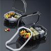 1Pc Portable 4/6 Compartment Pill Storage Container for Daily Medication Moisture-proof Sealing