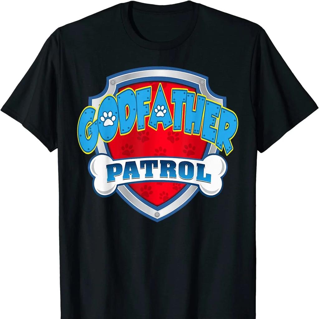 Dog Patrol Shirt Men's Women's Clothing Funny Gift Birthday Party Family Clothing T-Shirt Clothing Autumn and Winter Innerwear