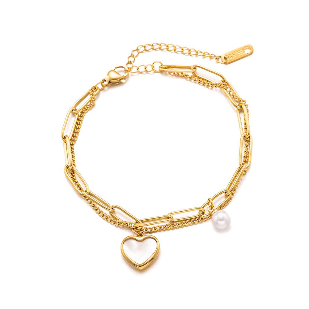 Ins Hot-selling Bracelet, Baroque Atmosphere Retro Romantic Pearl Bracelet