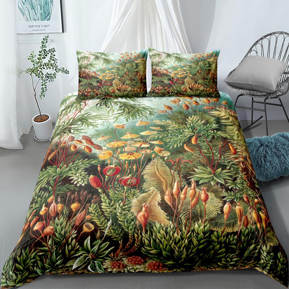 Plants off the Coast Duvet Cover Set EU Single Double King US Twin Full Queen Size Bed Linen Set