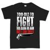 Black Cotton T Shirt Retro Vintage Unisex Fitness Muscle Streetwear Casual Cool Graphic Tee Top