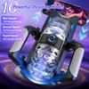 Male Masturbators Adults Sex Toy for Men Hands Free Pocket Pussy with Thrusting Distance Automatic Masturbators with Foldable Handle Blowjob Machine