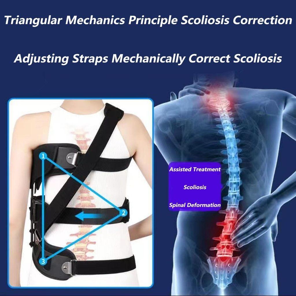 Adjustable Scoliosis Posture Corrector Back Postoperative Recovery Spinal Auxiliary Orthosis  Adults Health Care Device