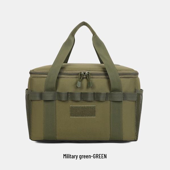 Camouflage Insulated Travel Bag - Portable & Folding Picnic Cooler for Camping & Tools