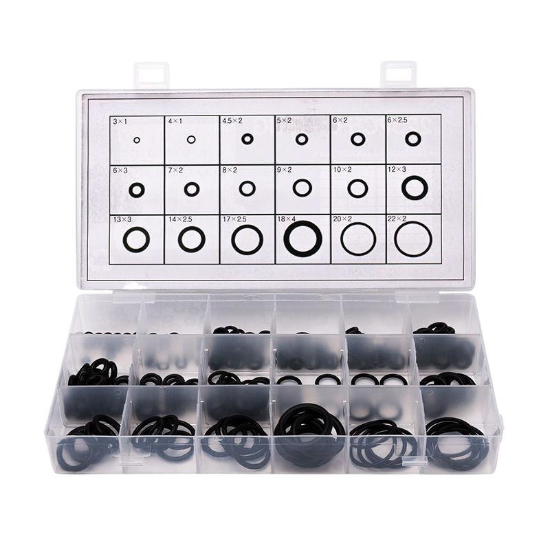 

Essential 225/675Pcs O-Ring Assortment in 18 Sizes, Ideal for Pressure Washers, Faucets and Auto Repairs