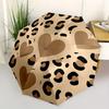 1pc Leopard PrintAutomatic Open/close, All-Season Portable Folding Umbrella for Friends, Travel, Everyday, Events, Durable Frame Yy250806094