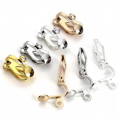10-30 Stuks Koperen Oorklemmen zonder Piercing Oorbellen Lege Basis Bevestiging voor DIY Oorklem Op Converter Sieraden Maken Benodigdheden