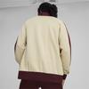 Puma Manchester City Color Block Design Long Sleeve Retro Sports Stand Collar Jacket Men Jacket Off-White 769496-18