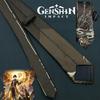 Genshin Impact Zhongli Necktie Shirt Accessory Cos Ties Clothes Decor Gift Adult