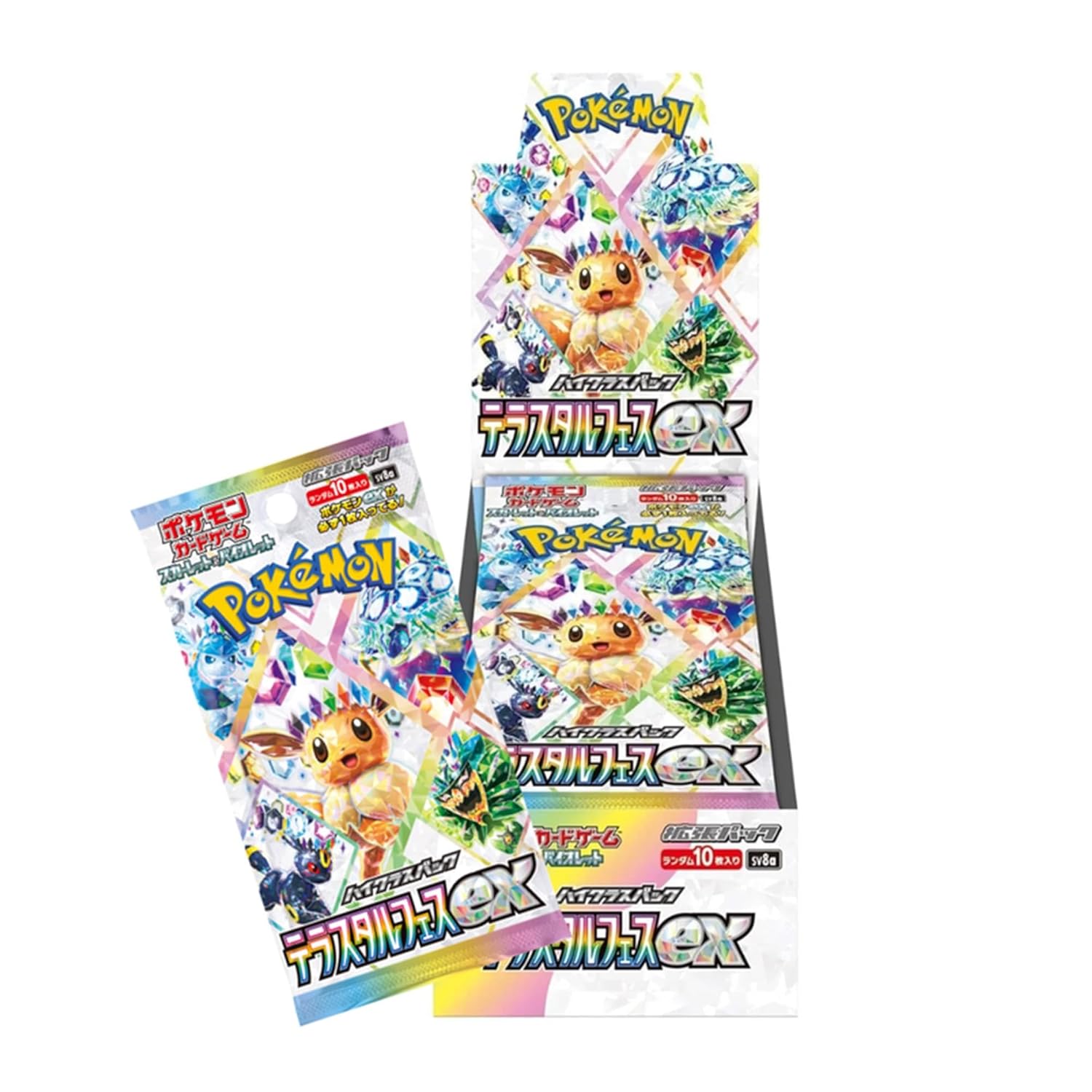 Колода Pokemon Card Game Scarlet Violet High Class Pack Terastal Fest ex BOX