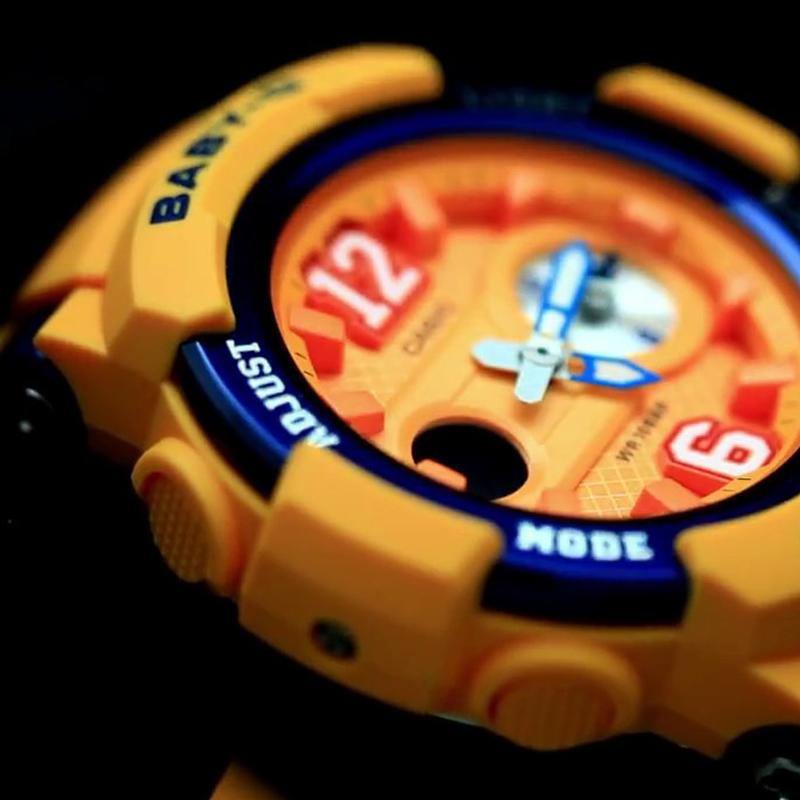 Casio Women's BABY-G Yellow Watch BGA-210-4B BGA-210-4B
