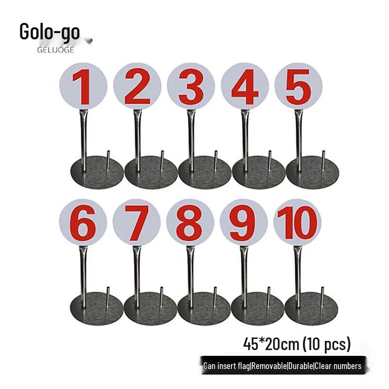 GELOGE Field Target Marker Number Plate