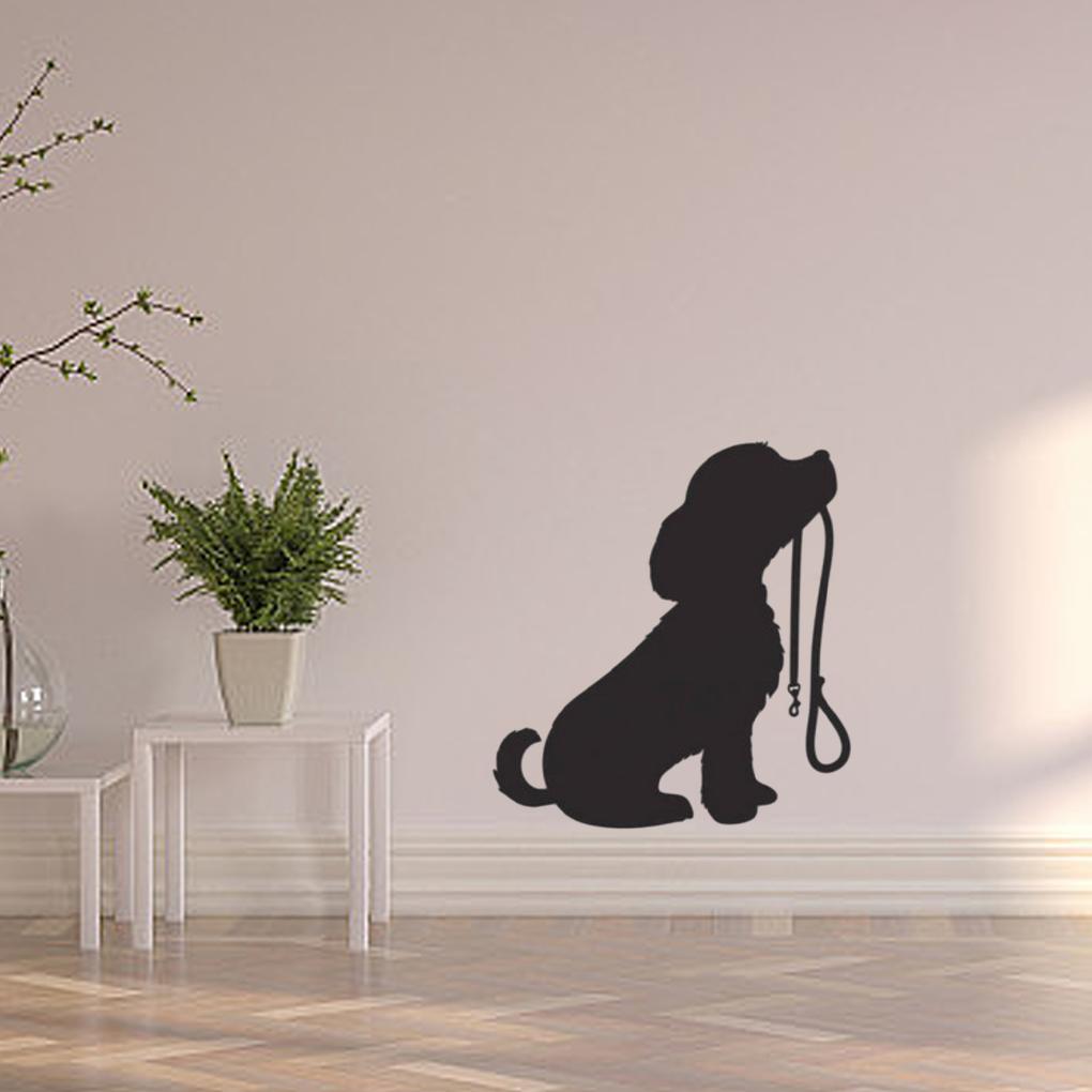 Instantly Transform Room With Dog Pattern PVC Wall Sticker Easy To Apply Remove Cute Dog Silhouette Wall Stickers