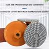 80/100mm Ceramic Tile Trimming Polishing Disc Angle Grinder Dry Polishing Marble Quartz Stone Chamfering Grinding Edge