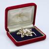 MIKIMOTO Pearl Brooch K14 Yellow Gold/Pearl 16.6g Women Used