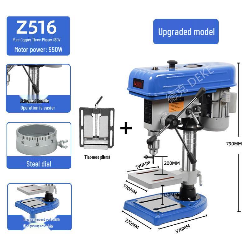 Deke Z516BC 16mm High Power 750W Bench Drill Press & Mill Machine