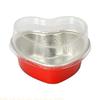  Dessert Cups with Lids Gold Rose Red Aluminum Foil Baking Cups Holders Cupcake Bake Utility Ramekin Clear Cups