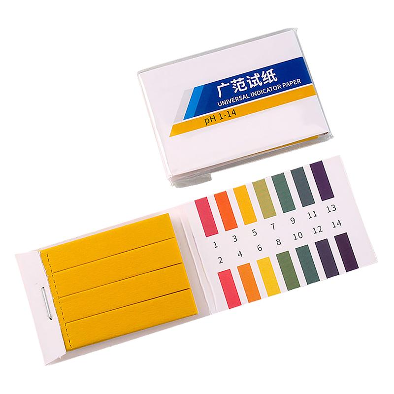 400Pcs/5Books Professional 1-14 Ph Litmus Paper Ph Test Strips Water Cosmetics Soil Acidity Test Strips With Control Card