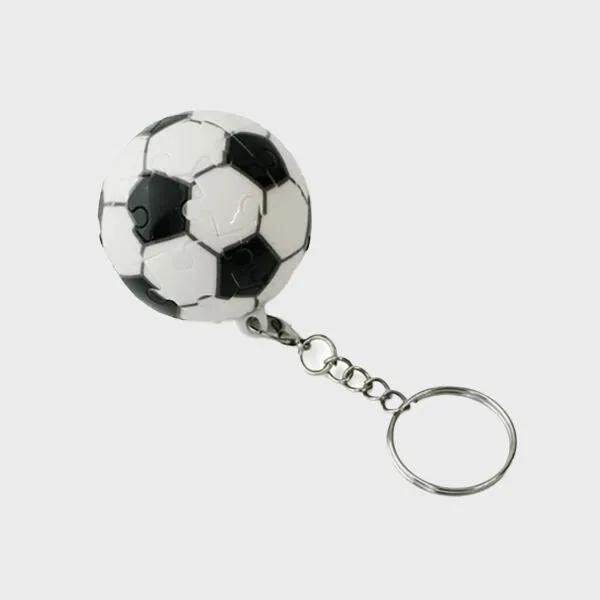 Small Billiards, Soccer, and Basketball Shaped Keyring Keyholder