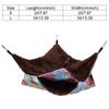 Soft Warm Pet Hamster Hammock Hanging Bed Pet Blanket for Small Animals(Peach Heart L)