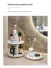 Birdcage Skincare Organizer: Bathroom Cosmetics Rack & Dressing Table Storage