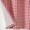 Thickened Print Plaid Short Curtains for Living Room Bedroom Kitchen Window Blocking Decorative Small Curtains