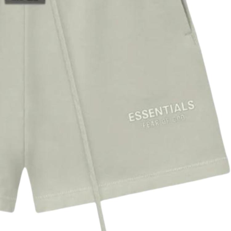 Fear of God Essentials Classic Fleece Sweatshort Abbey Stone Men Bottoms Tan 160SP252006F