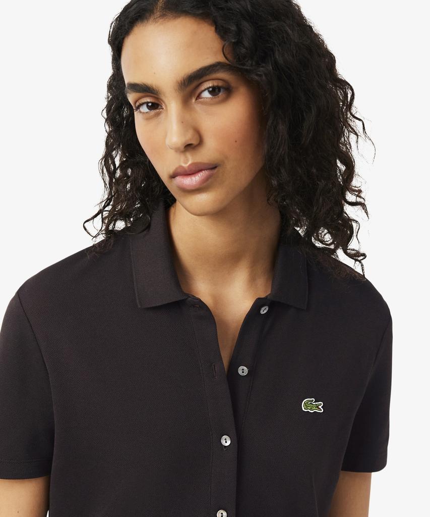 Lacoste Women'S Mini Pique Short Sleeve Polo Dress Ef8839-56G 3La