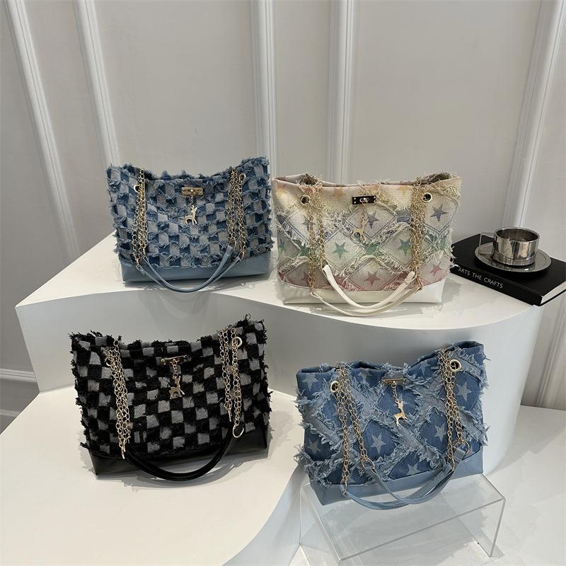 New versatile pillow bag color matching high value casual shoulder bag exquisite elegant tote bag