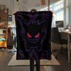 Dark Ghastly  Print Flannel Blanket, High quality Comfortable for All Seasons, Home Decor, Warmth and Comfort