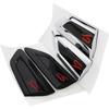 Valve Stems Caps 4Pcs Car Fender Side Emblem Bumper Strip Badge Sticker For Volkswagen VW Rline GTI 4MOTION Polo Golf Jetta Tigu zw7