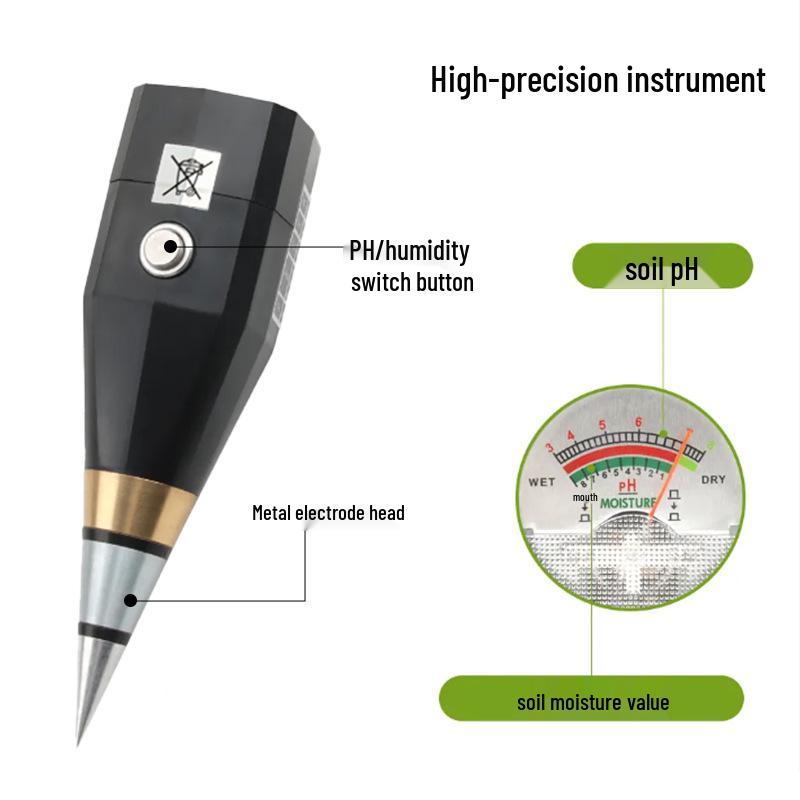

Портативный японский прецизионный pH-метр и измеритель влажности почвы Short