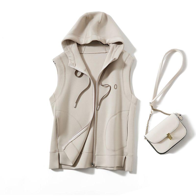 

Платье-бандаж I-силуэта из хлопка с капюшоном, непобедимый пуш-ап жилет Beige L