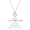 Official June Birthstone Silver Necklace with Drop Moonstone Jewelry Case Gorgeous Anniversary Gift for 4℃ Design, Included, Women,