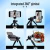 Portable Multifunction Tripod with Universal Ball Head for Phone and Camera Live Streaming and Photography.
