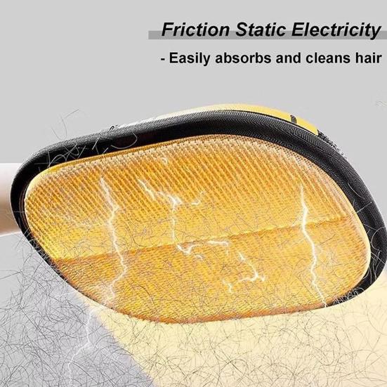 Pet Hair Removal Glove for Cats Dogs Electrostatic Grooming Gloves Reusable Animal Fur Removal Tool for Couch Furniture Carpet Car Seats Clothing