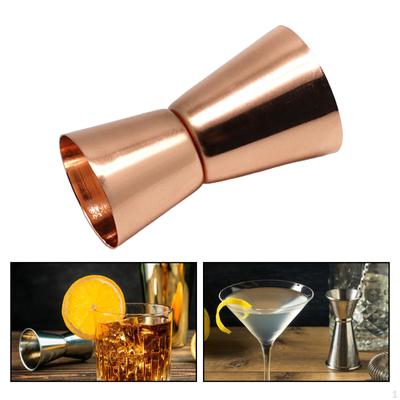 15ml/30ml Dvojitý odměrný kalíšek Barová Párty Nápoj Snadné Čištění Elegantní Barman Nerezová Ocel