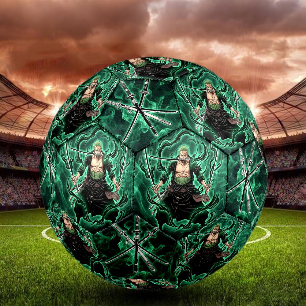 1pc One Piece Football Soccer Ball Size 5 Indoor Soccer Ball Fashion Colorful  Backyard Game -Great For Sports Fans Gift HE25