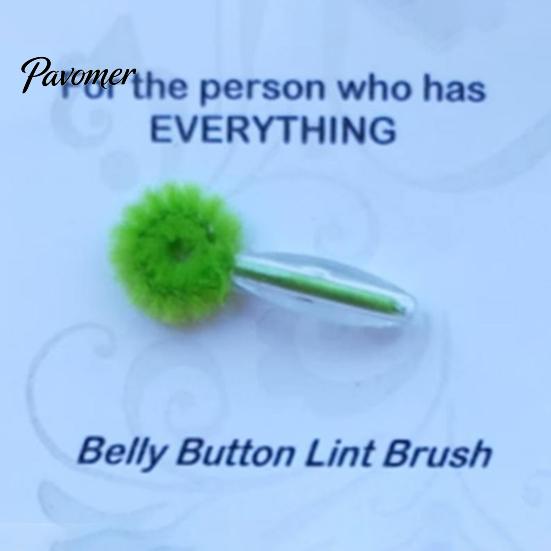 Navel Cleaning Tool Belly Button Brush, Soft Bristle Cleaner with Anti Slip Mini Grooming Beaded Handle, Portable Body Care for Travel, Cute