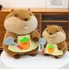 Plush Marmot Toy With Short Pile Fabric For Kids Sleep Pillow Companion