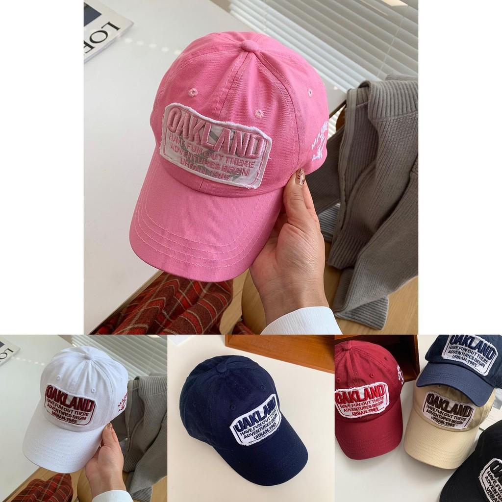 Fashionable Retro-inspired Women's Baseball Cap With Letter Design For Sun Protection